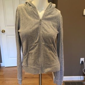 Gray Juicy Couture Velour Sweatshirt